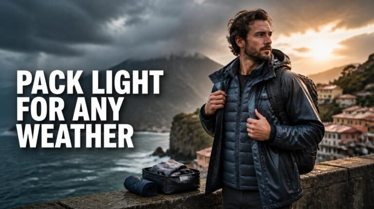 Packing Light Without Checking a Bag for Unpredictable Weather