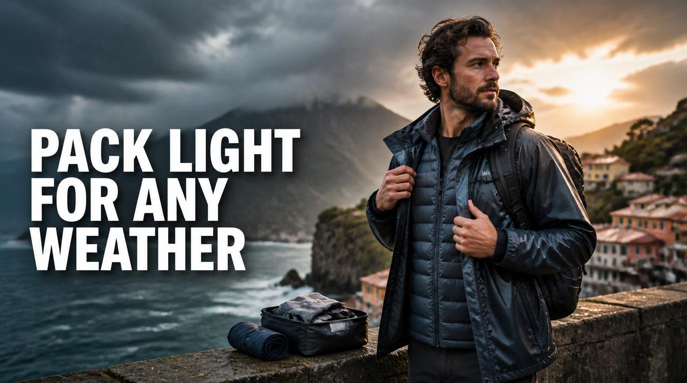 Packing Light Without Checking a Bag for Unpredictable Weather